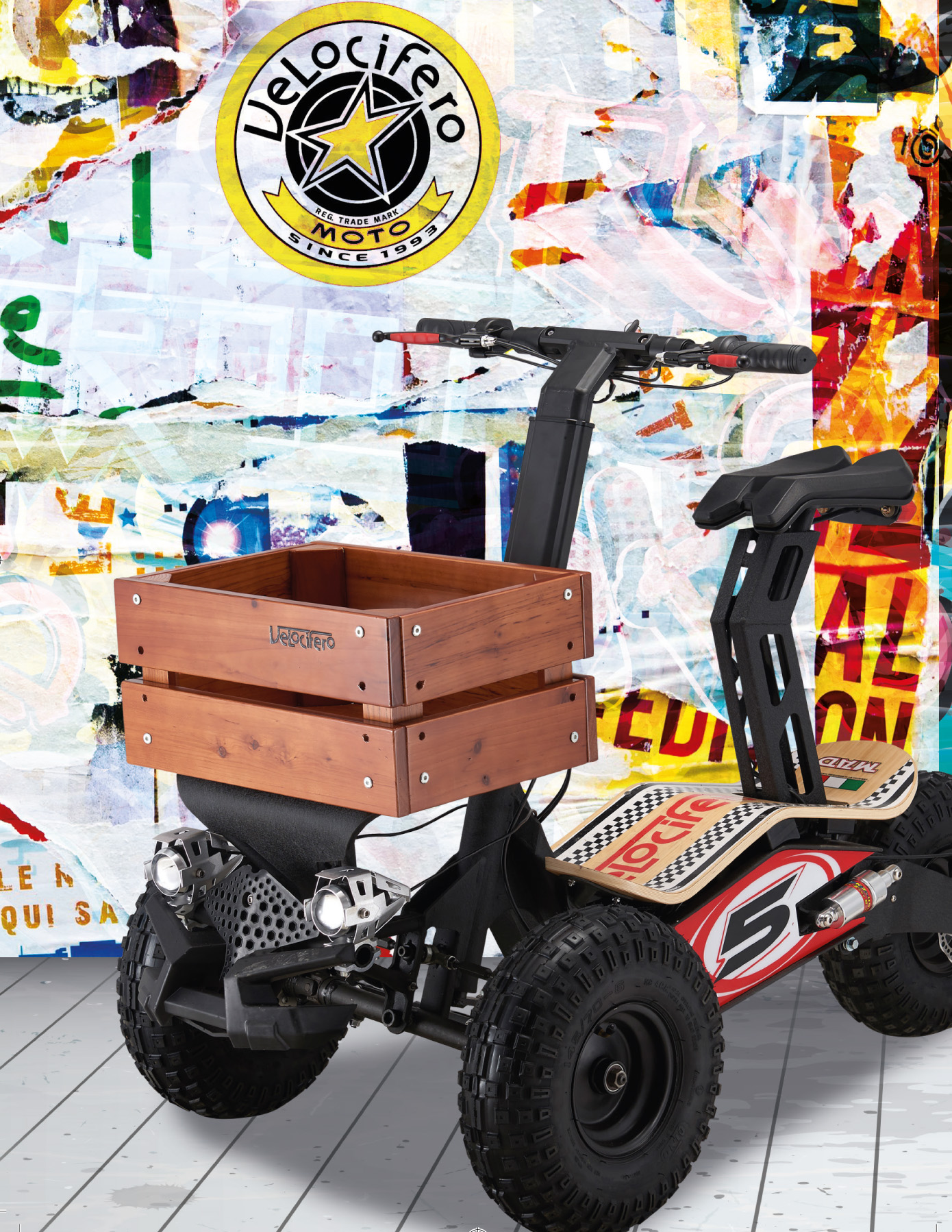 MAD- electric scooter velocifero no highper high-per - China’s Maiway Industry model-MAD_TRUCK-canton-fair-alessandro-tartarini-velocifero-collection