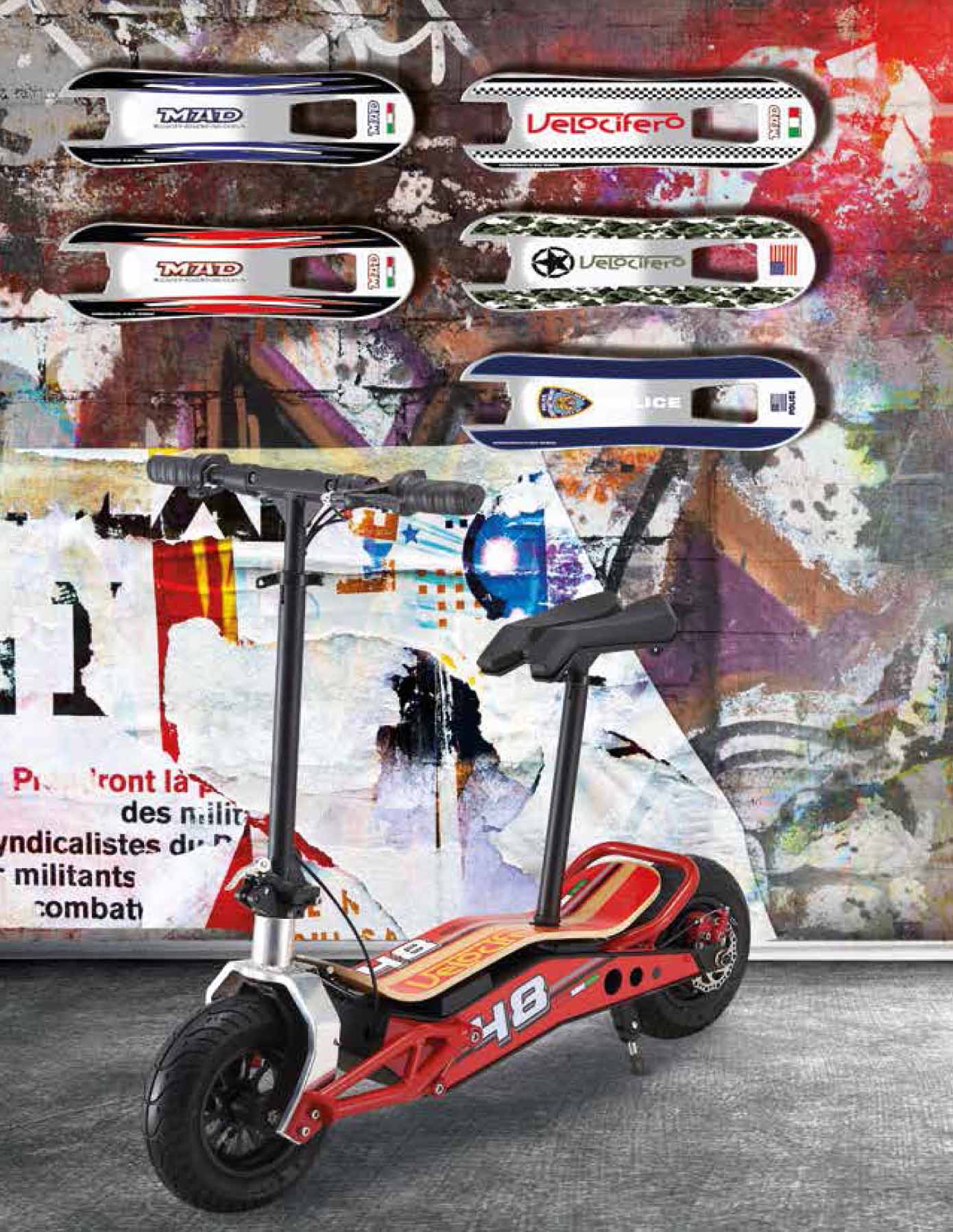 MAD- electric scooter velocifero no highper high-per - China’s Maiway Industry model-mini-mad-canton-fair-alessandro-tartarini-velocifero-collection