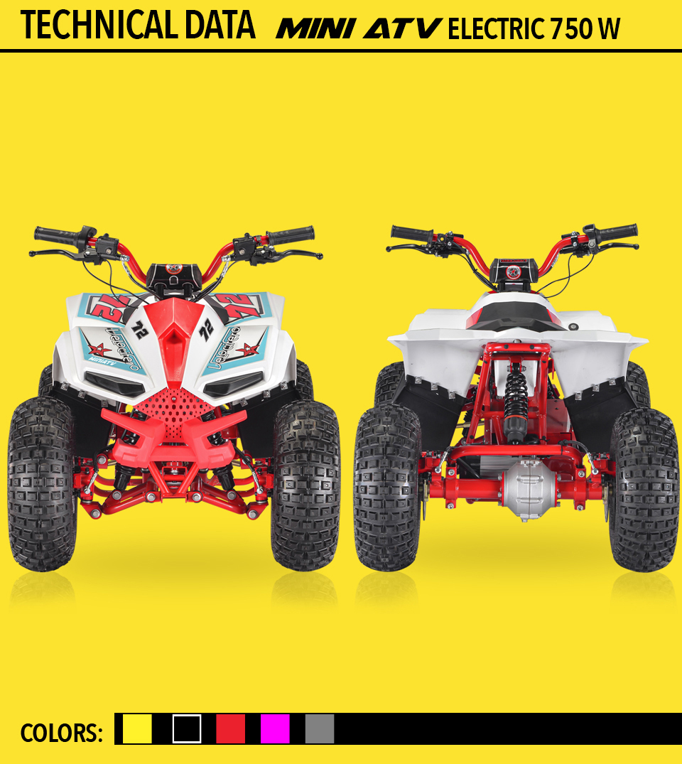 mini atv electric scooter velocifero kids range