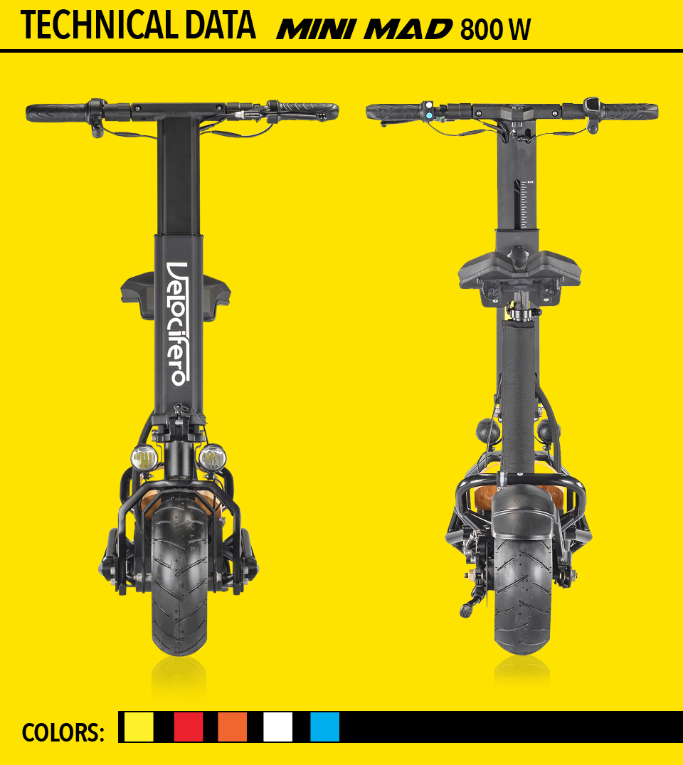 MINIMAD 800 W Velocifero moto elettrica