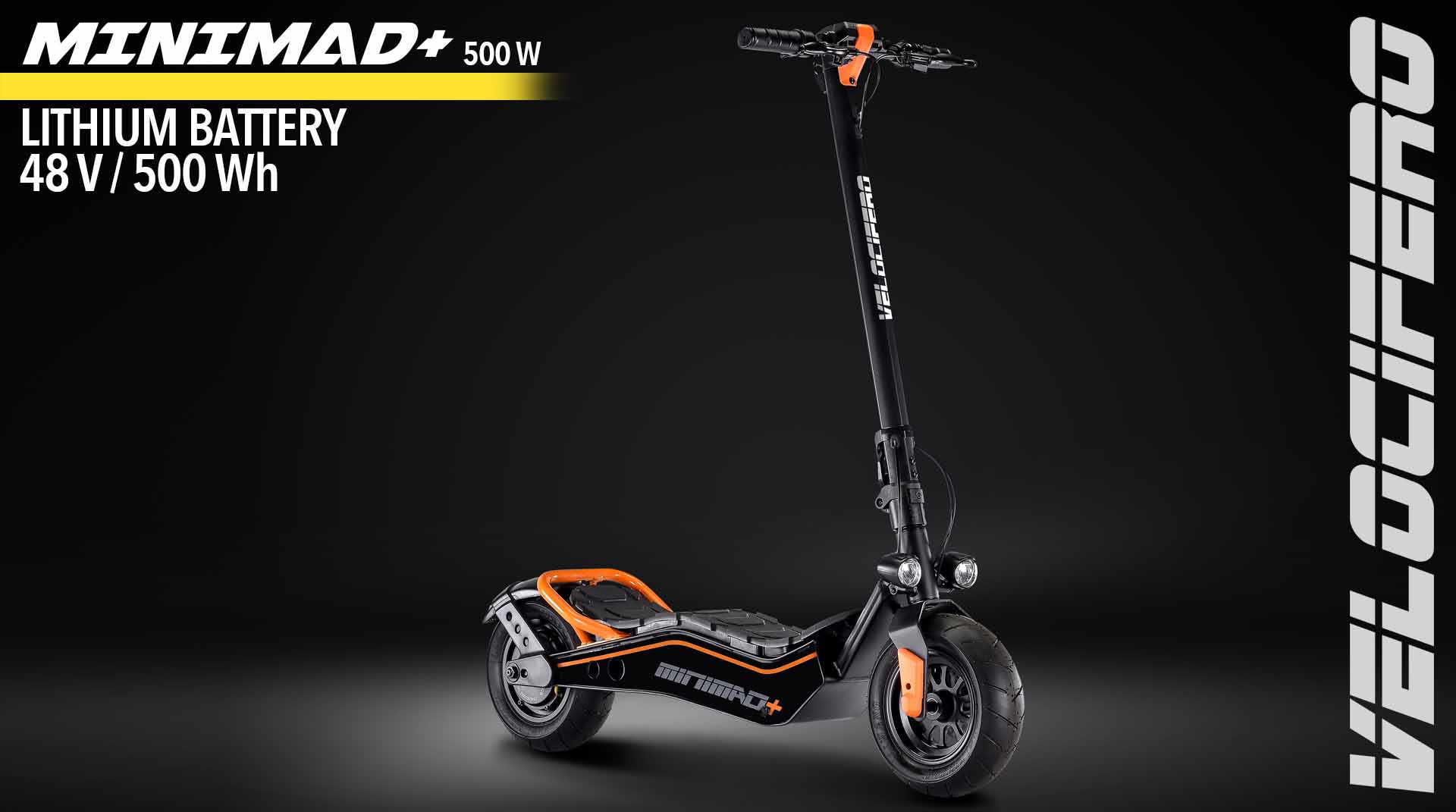 mini mad+ 500w electric kick scooter velocifero emobility