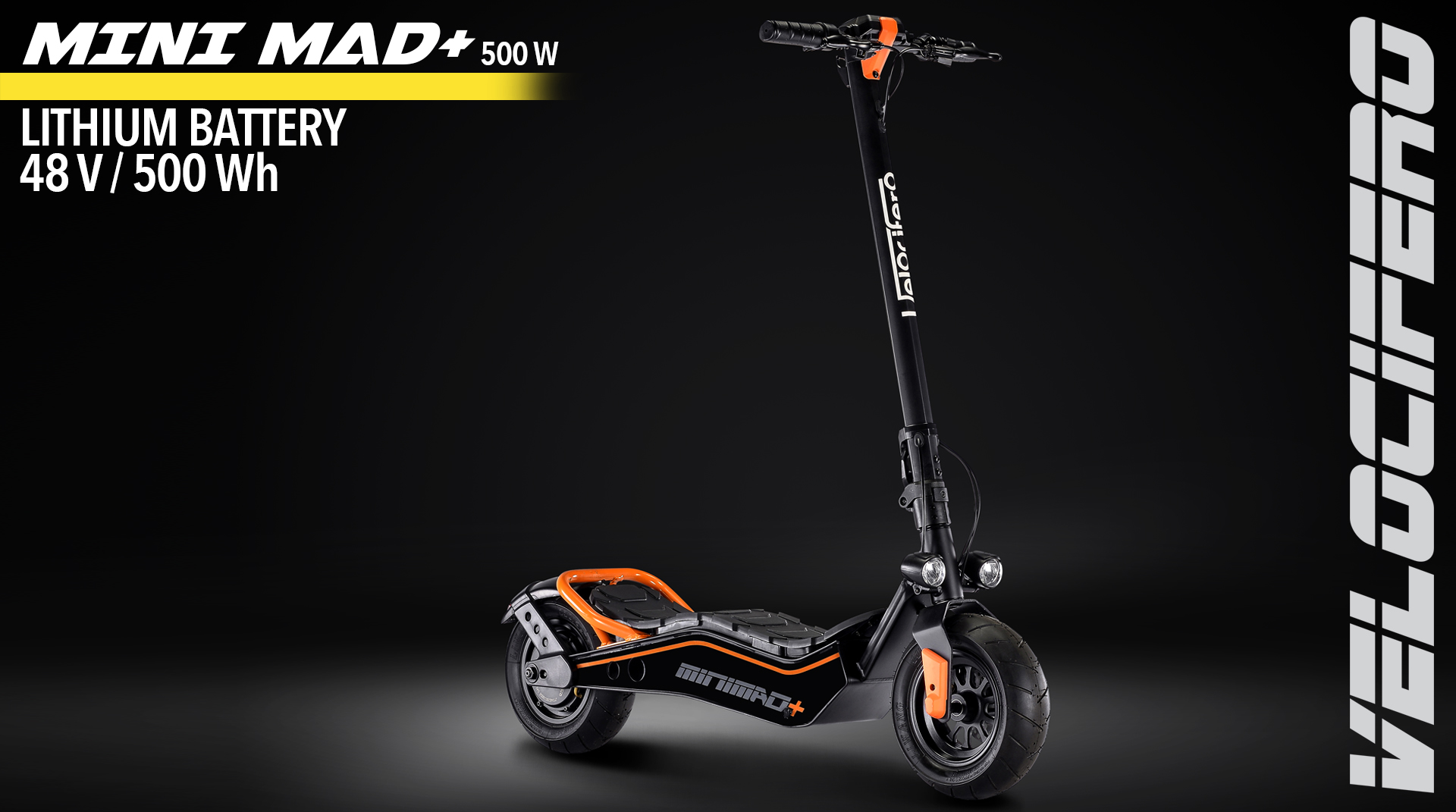 mini mad+ 500w electric kick scooter velocifero emobility
