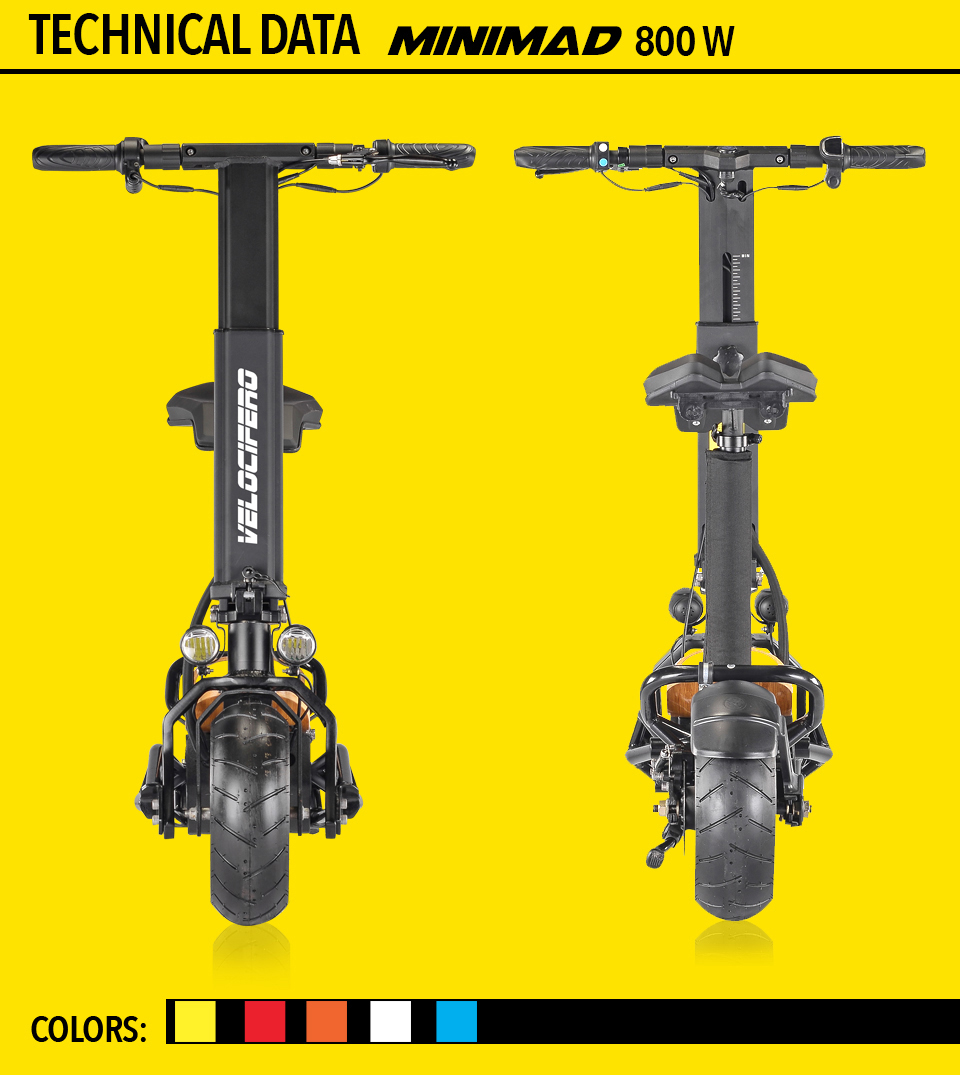 MINIMAD 800 W Velocifero moto elettrica