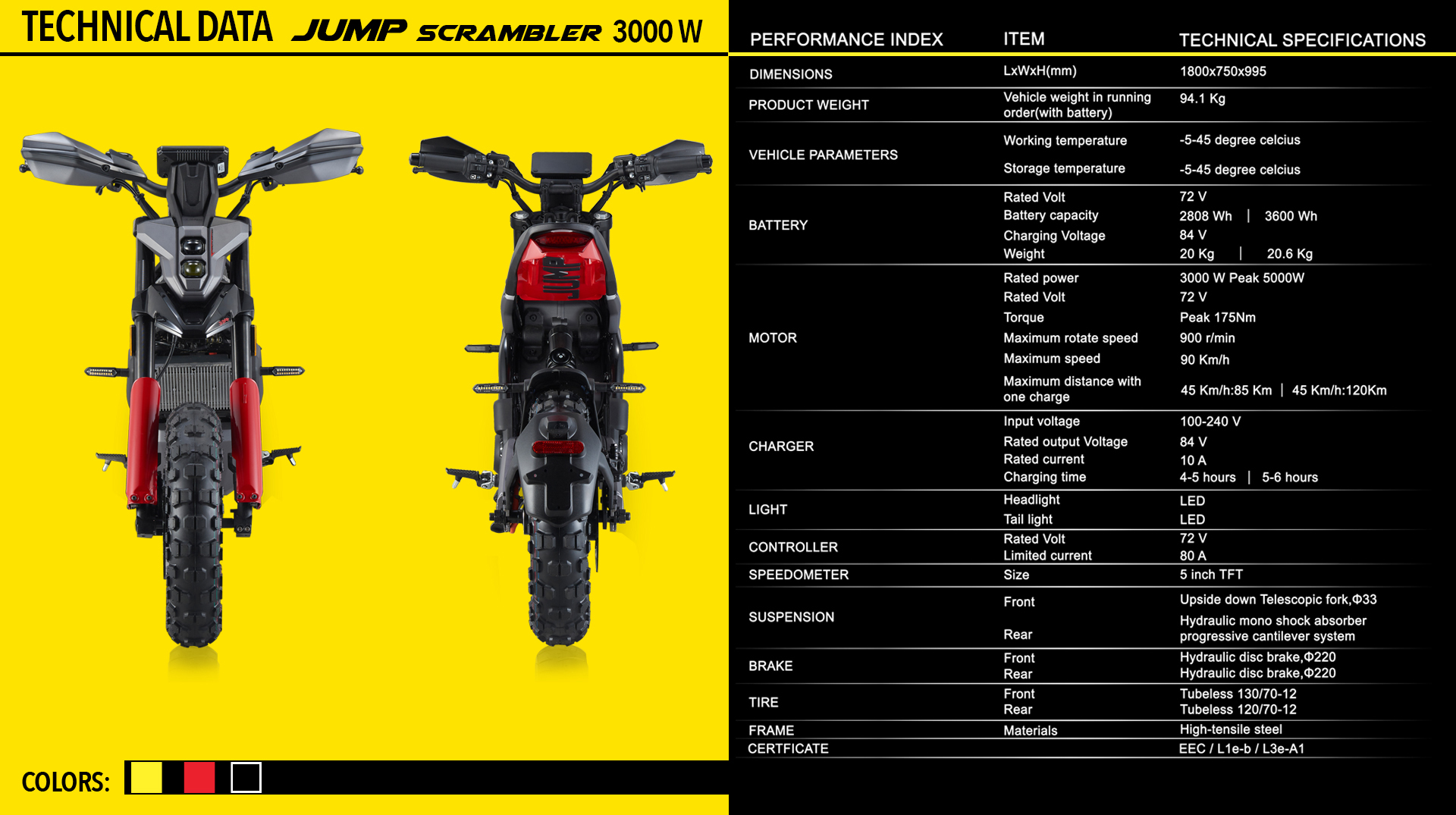 Jump Velocifero electric motorcycles 
