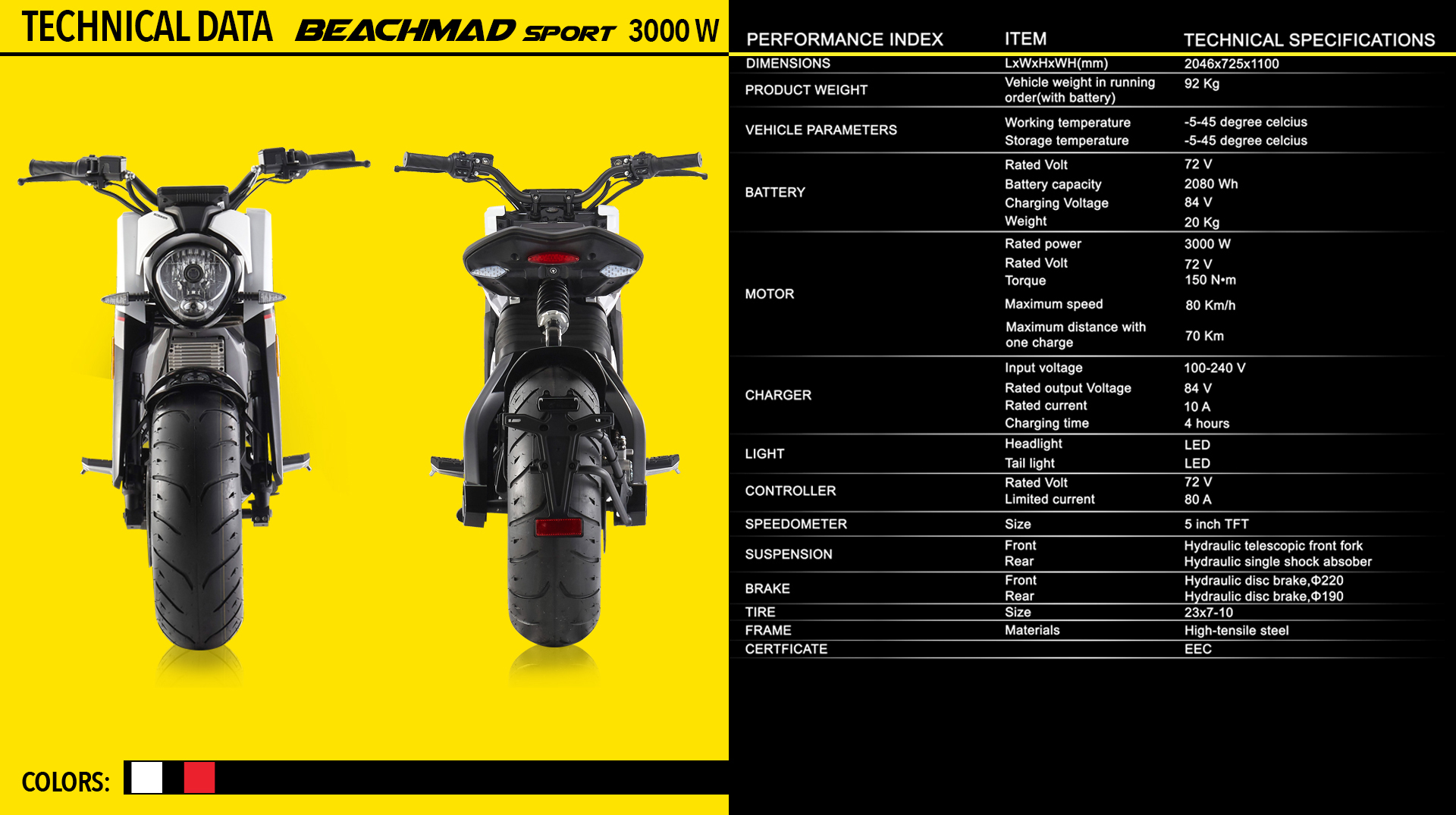 BEACH MAD Velocifero electric motocycles 