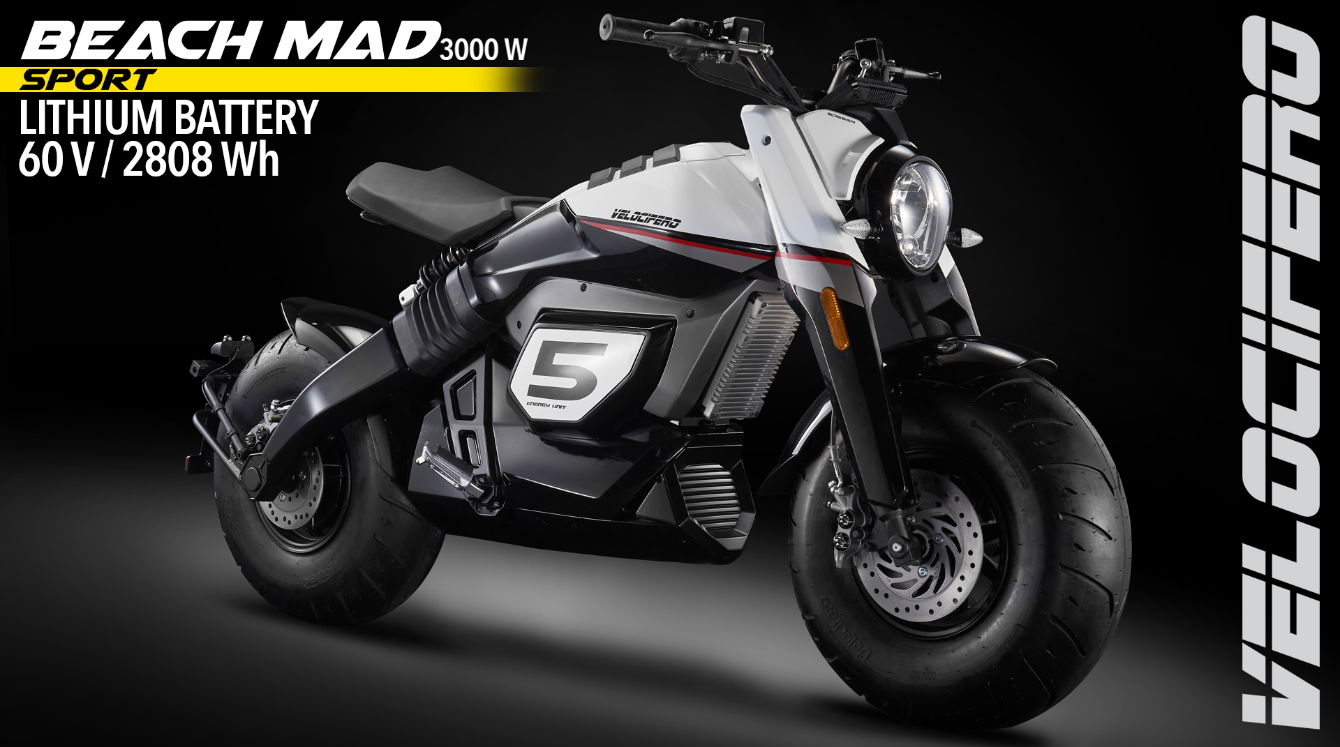 BEACH MAD Velocifero moto elettrica bomber.