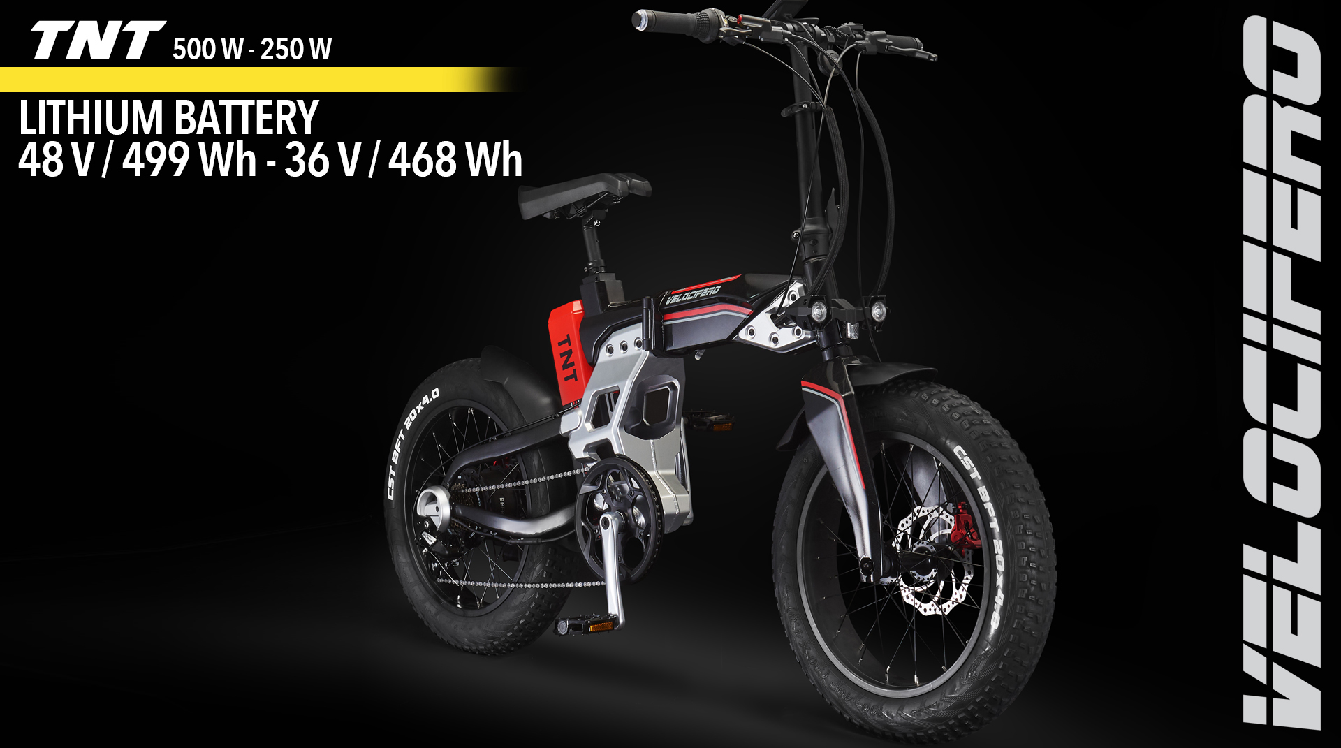 TNT Velocifero electric bike design.