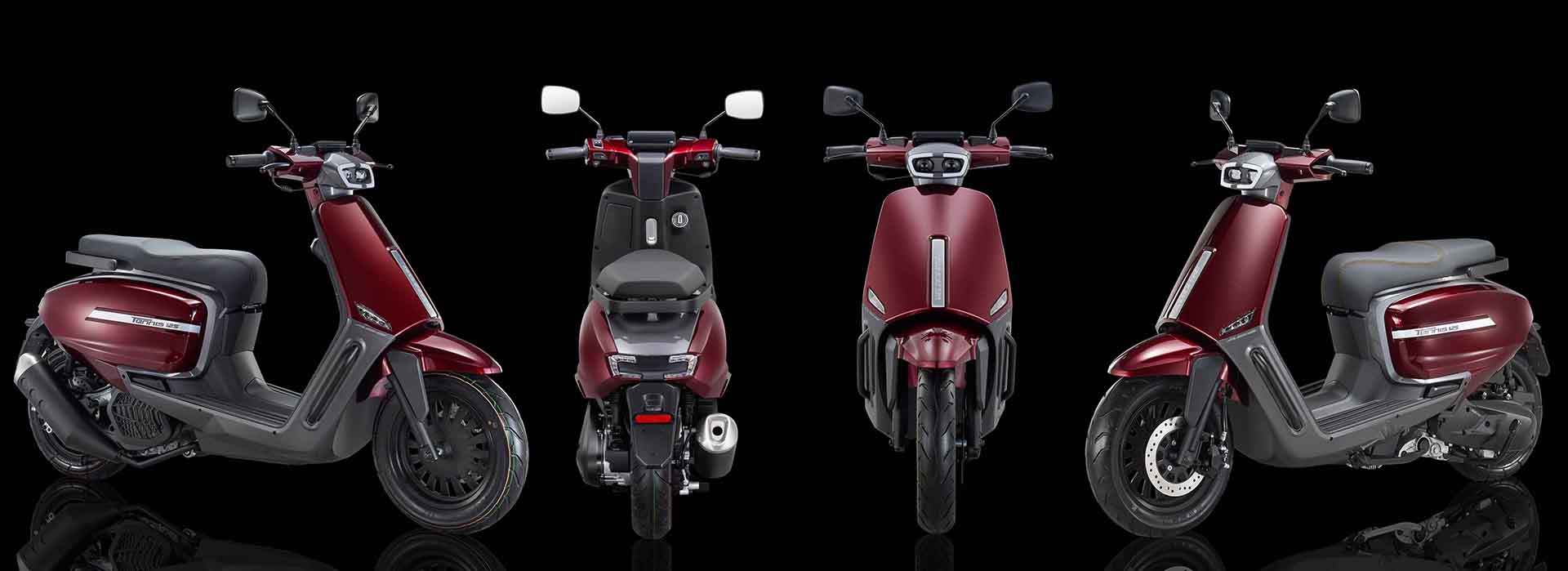 Tennic 125 cc velocifero scooter a benzina Tennis by Velocifero electric scooter 125 cc Tartarini Design