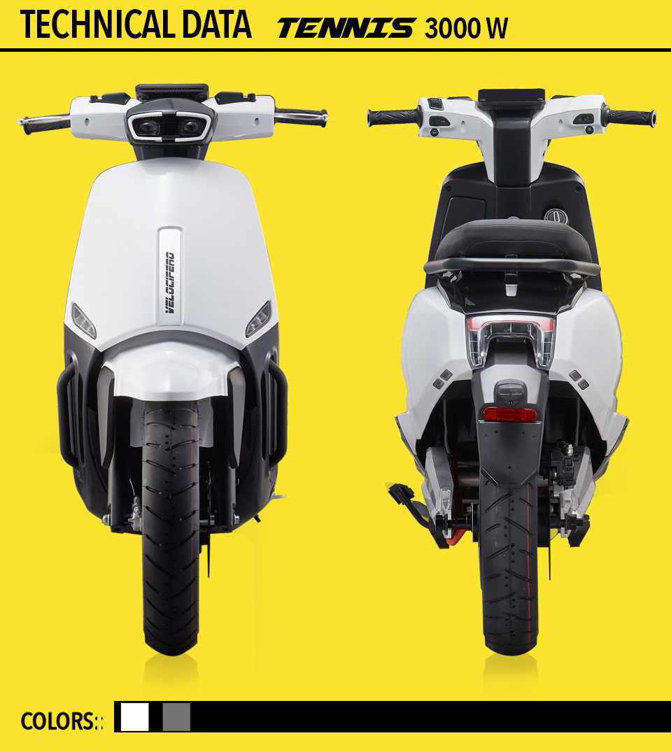 Tennis by Velocifero electric scooter 125 cc Tartarini Design